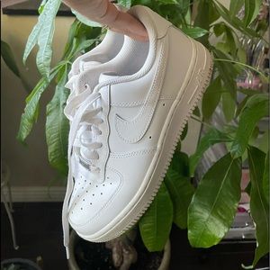 Nike White Airforces Size 6